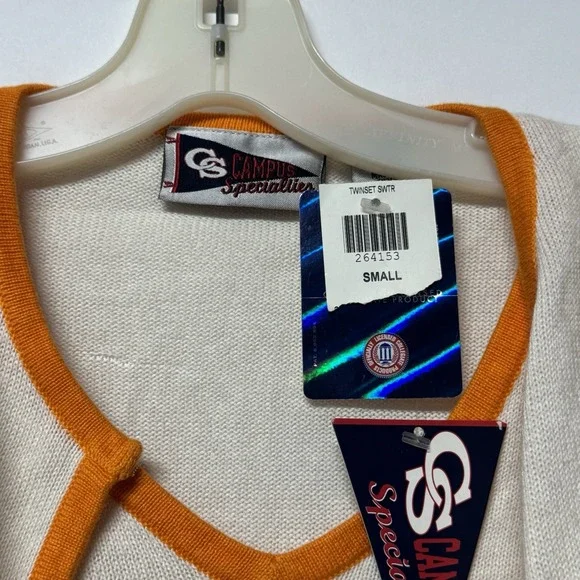 Campus Specialties University of Tennessee cardigan sweater Small NWT UT Smokey - Picture 6 of 12